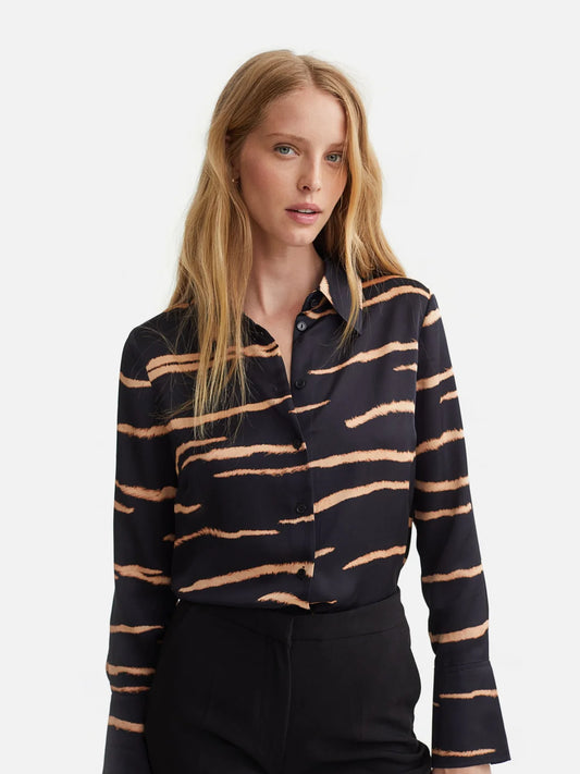 Printed Long-sleeve Shirt