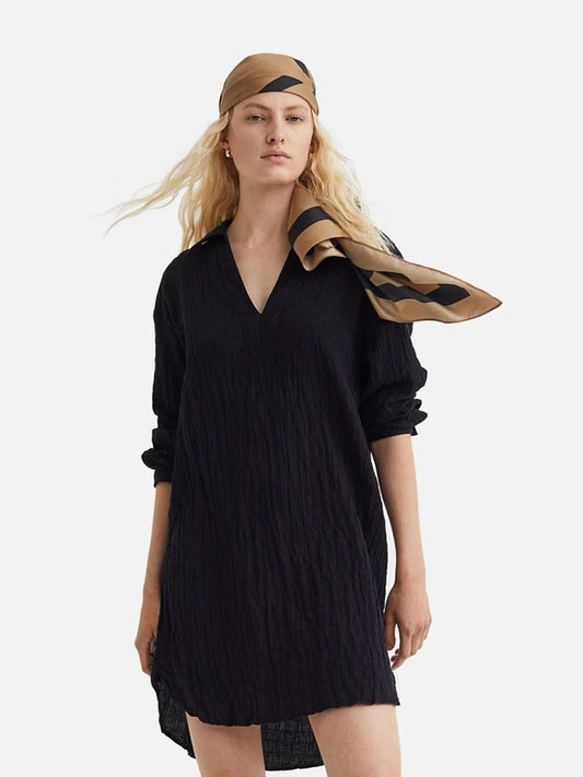 Wrapover Shirt Dress